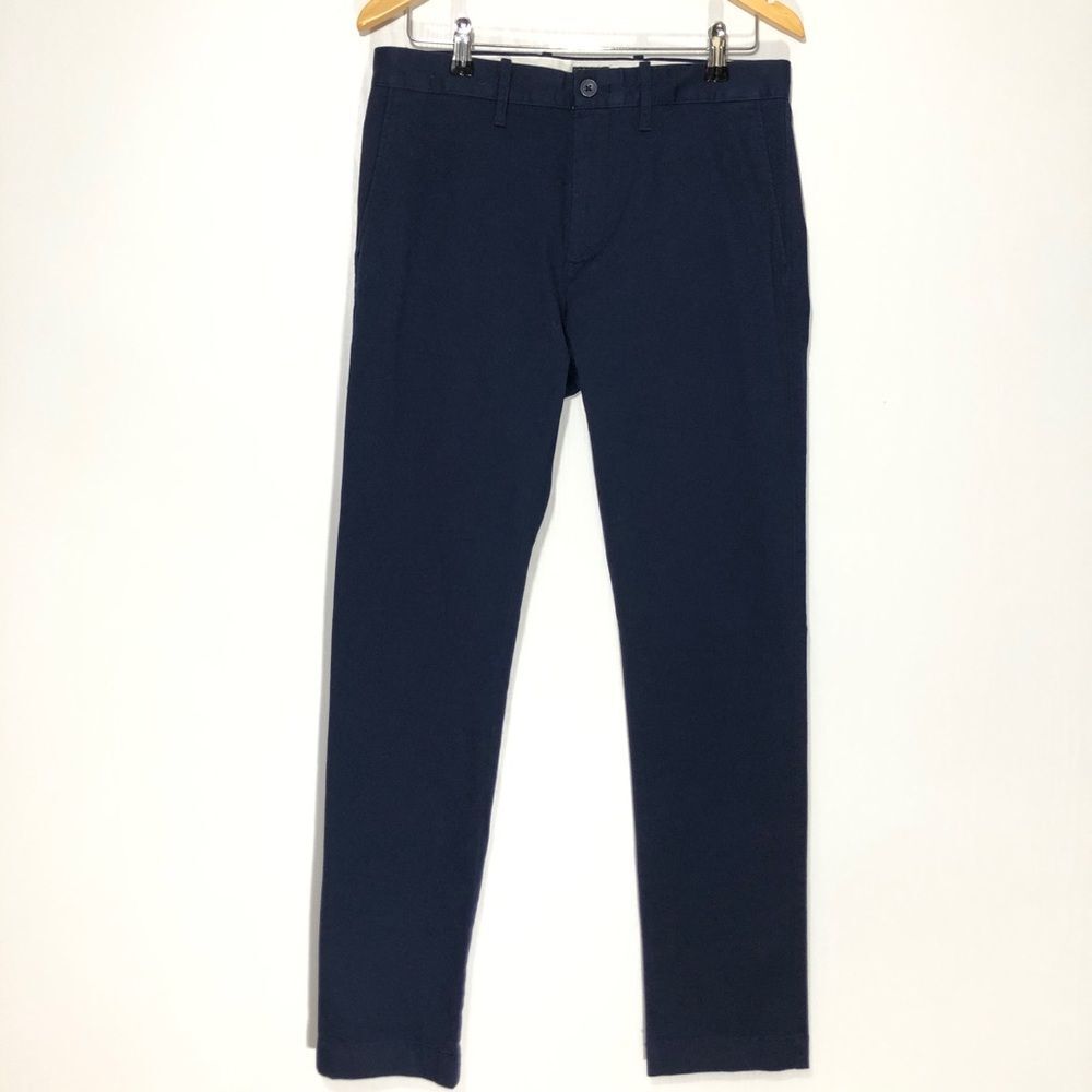 J.Crew Pants Mens 29 30 Blue Navy Slim Fit Flex Chinos New Academia Preppy